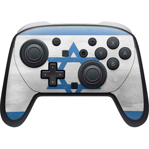 Israel Flag Distressed Nintendo Switch 2 (2025) Pro Controller Skin
